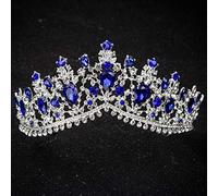 Hair Jewelry Crown Tiaras for Women European Red Green Crystal Big Big Crowe Coathear Bridal Wedding Hair Accessoires de bijoux