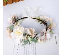 Hair Jewelry Crown Tiaras For Women Flower Crown Tiara Bands Hairs Hairs Vintage Flower Forest Style Handmade Wedding Hair Accessories For Bride Girls Seaside By Gagalu (Couleur: 3)