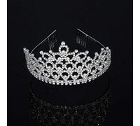 Hair Jewelry Crown Tiaras For Women Jewelry Fashion Princess Girls Tiara Crown Rhinestone Crystal Wedding Bride Crown Birthday Accessoires par Gagalu (Couleur: 18)
