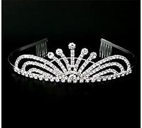 Hair Jewelry Crown Tiaras For Women Jewelry Fashion Princess Girls Tiara Crown Rhinestone Crystal Wedding Bride Crown Birthday Accessoires par Gagalu (Couleur: 16)