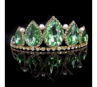 Hair Jewelry Crown Tiaras for Women Princess Queen Crown Diadem Diadem Baroque Bridal Tiaras and Crowns Bandband Accessoires Hair Accessoires Bridal Crystal Headpiece (Couleur: 12)
