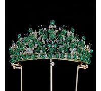 Hair Jewelry Crown Tiaras for Women Purple Crystal Crowns and Tiaras vintage Crown Tiara for Women Bride Pageant Prom Diadem Wedding Hair Accessoires, Purple , Silver