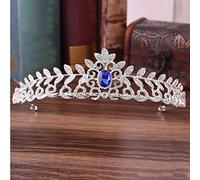 Hair Jewelry Crown Tiaras for Women Wedding Crown Blue Mariage pour la bride Headpice Gold Baroque Crystal Tiaras and Crowns Bride Tiara Wedding Hair Accessoires de Gagalu (Couleur: 6)