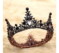 Hair Jewelry Crown Tiaras For Women Women Baroque Rhinaistones Brack Bride Wedding Couronnes Bridal Hair Accessoires Charme Prom Couronnes TT @ 88 By Gagalu (Couleur: 2)
