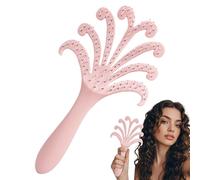 Hair Massage Combs, Ergonomic Handheld Scalp Massager, 4,25 x 7,68 Inches Wet Dry Portable Claw Comb, Hair Stimulation Tool for Women Men Home Daily Care Travel, Black