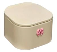 Hair Organizer Box for Headbands, Bows, Clips & Ties. Multi-Use Storage with Lid for Bathroom & Desk. B