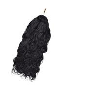 Hair Perruque tressée au crochet en cheveux humains naturels, extensions de cheveux entièrement tissées à la main for un volume optimal.(WW,14inch/35cm)