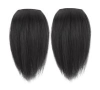Hair Pieces Hair Pieces for Thinning 2PCS 9.8 Inch Invisible Topper Thick Clip on Female Top for Adding Volume Invisible Clips Daily Use Natural Black