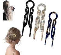 Hair Pin, 2025 New U-shaped Hairpins, Suitable for All Women's Hair Styles, Hair Styling Accessories(C,3 PCS)