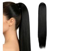 Hair Ponytail Extension - 28 Inch Natural Long Straight with Drawstring