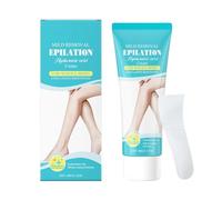 Hair Removal Cream, Depilation Lotion Arm, 2.17x4.92 Inches Gentle Skin Formula Brightening Moisturizing Hair Remover for Underarm Face Body Legs Intimate Parts, Home and Travel Use
