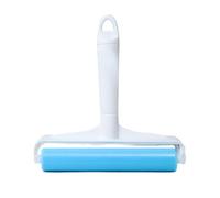 Hair Remover, Pet Lint Roller, Reusable Lightweight Ergonomic Handle Washable No Sticky Quick Cleaning Comfort Grip, Lint Brush for Carpet Clothes Bed Fabric Laundry, 9.45x7.48x1.57Inches, White