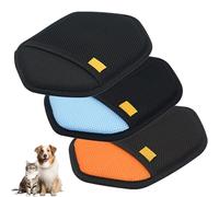 Hair Remover Removal Glove Magic Brush, Hexagonal Pet Hair Remover Glove, Reusable Washable for Couch, Clothing, Carpet, Furniture (#D)