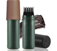 Hair Root Touch Up Pen,Hair Dye,Root Touch Up Cover Stick,Couverture instantanée de cheveux naturels noirs gris, bâton pour couvrir les cheveux gris, naturel, imperméable (Marron châtain)