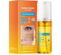 Hair & Scalp Protection Spray SPF50, Scalp Sun Protection Spray, Sprays protecteur solaire cuir chevelu, Non gras, Haute protection UVA et UVB, Formule à absorption rapide sans effet blanc (1)