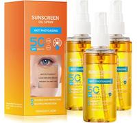 Hair & Scalp Protection Spray SPF50, Scalp Sun Protection Spray, Sprays protecteur solaire cuir chevelu, Non gras, Haute protection UVA et UVB, Formule à absorption rapide sans effet blanc (3)