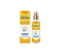 Hair Scalp Sunscreen Scalp Protector Spray Hair Color Fade/Dryness Suitable for Hiking Beach Running Non-Greasy 100ml