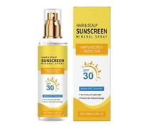 Hair Scalp Sunscreen, Scalp Sunblock, Non Sticky Waterproof Mist, Size Spray Color Fade Prevention and Makeup Friendly Finish, Beauty Protector for Women Travel Beach Boat Sports