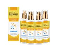 Hair Scalp Sunscreen Spray SPF 30 Protection UV pour cheveux traités et surlignés avec de l'huile de noix de coco, anti-décoloration, pour cheveux traités et surlignés, brume non grasse, utilisation