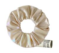 Hair Scrunchies avec poche zippée pour queue de cheval avec poches cachées pour femmes, filles, amis, sœurs et mères aux cheveux fins bouclés ou lisses