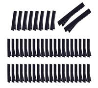 Hair Sectioning Clips - 50 Pack 7.5cm Metal Duckbill Clips | Non Slip Traceless Square Duck Bill Clip For Hairdressing | Salon Home Diy Styling Parting Clip For Women Men | 50pcs 3g Each