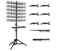 Hair Separator Rack - -Purpose Braiding Stand, Adjustable Divider Organizer, Portable Salon Styling Accessory, Tool for Men Women Kids, Removable | Durable Comfortable Design Home Travel Use