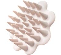 Hair Shampoo Brush,Manual Scalp Massage Brush for Dry and Wet Hair,Soft Silicone Hair Care for Scalp (Carbine)