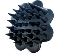 Hair Shampoo Brush,Manual Scalp Massage Brush For Dry And Wet Hair,Soft Silicone Hair Care For Scalp (Black)