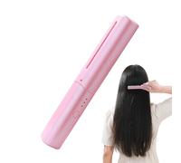 Hair Straightener - 3 Levels Portable Usb Rechargeable Tool | Hot Tools Straightener for Hairdressing Travel Blowout Holiday Festival Salon Home Wedding Bridal Grooming Party