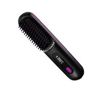 Hair Straightener Brush Fast Heating | Anti-Scald Hair Styling Tool & Straightening Comb, Fast Heating Brush Ideal For Home, Vacation, Morning Rush, Outdoor Use, Travel & Daily Care
