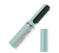 Hair Straightener Brush, Heated Straightening Comb, Usb Rechargeable Fast Heating Volumizing Tool, Curling Iron for All Hair Types, Women, Girls, travel Styling, 7.17x1.57 Inches
