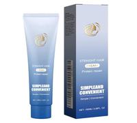 Hair Straightening Cream, 100g Frizz Control, Hair Smoothing Lotion, Nourishing & Hydrating, Shine Enhancing Haircare Product for Damaged, Curly, Dry Hairs, Long or Short, Daily Use, Work, Travel
