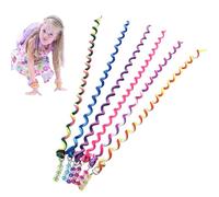 Hair Strings for Braids, Elastic Hair String Accessory, Silicone Twist Barrettes Spiral Spin Colorful Hair, Elastic Hair Strings Twist Barrette for Dance, Floral Designs, Colorful Braiding Accessories