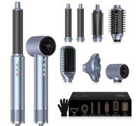 Hair Styler 7 en 1 OKWRAP Airbrush Blower Brush Airstyler 110000 TR/MIM Hair Dryer with Blower Brush Ion Dryer Hair Dryer Diffuser Loop Arricciacapelli ad aria Light