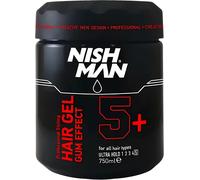 Hair Styling Gel 5+ Gum Effect 750ml-Ultra Strong Hold Styling Gel With Long Lasting Shine And Defined Style For Men