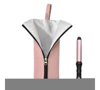 Hair Tool Bag, Heat Resistant Mat Pouch, Dustproof Waterproof Organizer, Compact Travel Design, Durable Styling Storage for Vanity Table, RV, Salon, Makeup Station, and Home Use