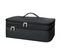 Hair Travel Case - Double-Layer Portable Storage Organizer Bag For Hairs Tool With Heat-Resistant Pad | Large Capacity Storage Bag,For All Brand Hot Brush, Storsge, Curling Iron 15.75x5.91x5.51 Inche