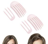 Hair Volume Clip for Fluffy Bangs, Wind Shaping Styling Comb,Volumizing Hair Clips Instant No-Trace Hair Root Lifting Clips for Natural Voluminous Look,Easy High Crown Volume Tool (Pink-2 Set)