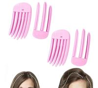 Hair Volume Clip for Fluffy Bangs, Wind Shaping Styling Comb,Volumizing Hair Clips Instant No-Trace Hair Root Lifting Clips for Natural Voluminous Look,Easy High Crown Volume Tool (Purple-2 Set)
