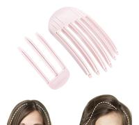 Hair Volume Clip for Fluffy Bangs, Wind Shaping Styling Comb,Volumizing Hair Clips Instant No-Trace Hair Root Lifting Clips for Natural Voluminous Look,Easy High Crown Volume Tool (Pink-1 Set)