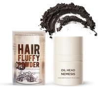 Hair Volume Powder,Hair Line Powder Instantly Hide Hair Loss,Root Touch-Up Powder For Men And Women,10g (Dark Brown)