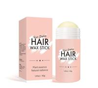 Hair Wax Stick - No Residue Slick Back & Smoothing Stick, All Day Hold Anti-Frizz Formula for Flyaways,Styling Stick,Bâton De Cire Pour Cheveux,Non Grasse Pour Cheveux Rebelles Bord Frisottis (40g, 1)
