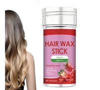 Hair Wax Stick | Slick Back Hairr Brush | Non-Greasy Hairs Pomade to Tame Flyaways, Strong Hold, Formula | Anti Frizz Styling Accessories for Woman, Girls, Kids