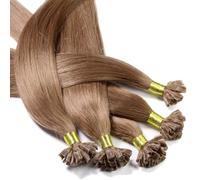 Hair2Heart 25 x 1g extensions cheveux keratine à chaud - 40cm, couleur #14 Blond foncé, lisse