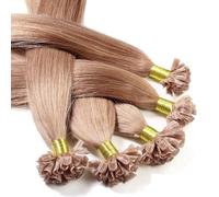 Hair2Heart 25 x 1g extensions cheveux keratine à chaud - 50cm, couleur #12 Blond Miel, lisse