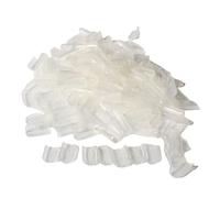 hair2heart Recharges de kératine pour extensions - Nuggets transparents, Rebonds pour extensions capillaires - 100 pièces, durables et fiables dans l'application - Connexions invisibles
