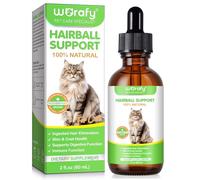 Hairball - Goutte à poils pour chats et chatons - Aide à prévenir et à enlever les boules de poils - Soutien des boules de poils - Santé de la peau et du pelage - Élimine les poils avalés - 60 ml