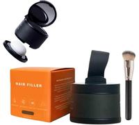 Hairbear Hair Filler, Blissae Hair Filler Powder, Hairbear Hair Filler Powder, Natural Hair Thickening Fibers Instant Volume & Scalp Coverage for Thinning Hair, for Hair Types (1, Black)