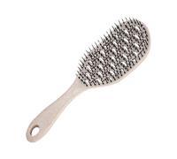 Hairbrush for Men, Paddle Styling Comb, Scalp Massage Brush Anti-Static Soft Bristles Compact for Daily Use, Travel, Gym, Dorm, Hotel 9.4x2.8x1.2 inches