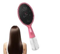 Hairbrush Mister - Detangling Spray Brush | ABS Handle with Built-in Water Reservoir, Gentle Bristles for Scalp Massage Care Tool for Women Men Kids Teens at Home or Salon
